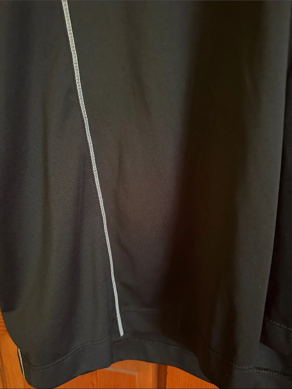 Nike Black Golf Polo with White Trim